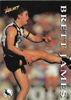 1995 Select AFL #110 Brett James Front